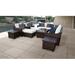 River Brook 9 Piece Rattan Sectional Seating Group w/ Cushions Synthetic Wicker/All - Weather Wicker/Wicker/Rattan | 29.5 H x 35 W x 35 D in | Outdoor Furniture | Wayfair