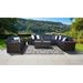 River Brook 11 Piece Rattan Sectional Seating Group w/ Cushions Synthetic Wicker/All - Weather Wicker/Wicker/Rattan | Outdoor Furniture | Wayfair