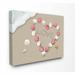 Highland Dunes 'Love Written In Sand w/ Starfish Sand Dollar and Seashell Heart' Graphic Art Print Canvas in Brown | 24 H x 30 W x 1.5 D in | Wayfair