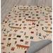 White 24 x 0.08 in Area Rug - Zoomie Kids Mccullar Gabbeh Cream/Red/Blue Area Rug Polyester | 24 W x 0.08 D in | Wayfair