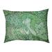 Tucker Murphy Pet™ Spillers Woman Among Flowers Designer Pillow Fabric in Green | Small (29.5" L x 19.5" W) | Wayfair