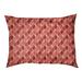 Tucker Murphy Pet™ Byrge Pastel Retro Diamonds Designer Pillow Fleece, Polyester in Red/Pink | 9.5 H x 19.5 W x 29.5 D in | Wayfair