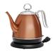 Chantal 1 qt. Stainless Steel Electric Tea Kettle Stainless Steel in Gray/Brown | 7.88 H x 5.88 W x 11.13 D in | Wayfair ELSL37-03M CP