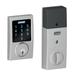 Schlage Connect Z-Wave Plus Smart Deadbolt w/ Century Trim Zinc in Gray | 4.5 H x 5.1 W x 9.1 D in | Wayfair BE469NX-CEN-626