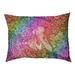Tucker Murphy Pet™ Spillers Woman Among Flowers Designer Pillow Fabric in Pink/Brown | Medium (42.5" L x 32.5" W) | Wayfair