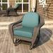 The Twillery Co.® Outdoor Sunbrella Seat/Back Cushion in Green | 5 H x 22 W in | Wayfair D0329EB41A264225B6480ED6A5EB07B2