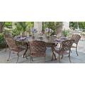 Woodard Casa Oval 8 - Person 98.5" Long Outdoor Dining Set Metal in Gray | Wayfair Composite_F7706C52-2403-414B-A106-2712C0DBC113_1559066485