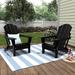 Three Posts™ Marciano Adirondack Set, Stainless Steel in Black | 34.5 H x 29.5 W x 34.25 D in | Wayfair 360DB91C23C0447F9E014D3242EE5937