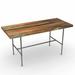 Union Rustic Helwig Rectangle Table, Wood in Black | 43.5 H x 42 D in | Wayfair B06C2249EDA54060A176DB5AE6256D15