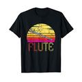 Vintage Retro Flute Design - Flute Player Music Joke Gift T-Shirt