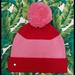 Kate Spade Accessories | Kate Spade Color Block Beanie | Color: Pink/Red | Size: Os