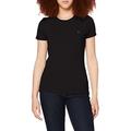 Tommy Hilfiger Women's Heritage Crew Neck Tee T-Shirt, Black (Masters Black 017), Large