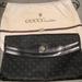 Gucci Bags | Authentic Vintage Gucci Black Clutch With Dust Bag | Color: Black/Gray | Size: Os