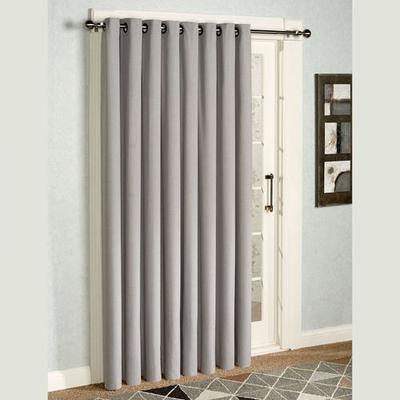 Glasgow Grommet Patio Panel 112 x 84, 112 x 84, Steel Blue