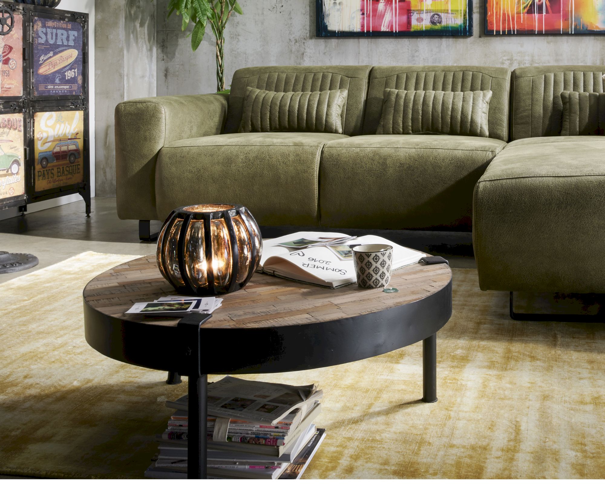 die Faktorei »Target II« Couchtisch Ø74 x 31 cm