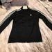 Adidas Tops | Black Adidas Track Zip Up | Color: Black/White | Size: S