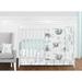 Sweet Jojo Designs Aqua & Grey Sloth Collection Sloth 11 Piece Crib Bedding Set Polyester in Blue/Gray | Wayfair Sloth-AQ-GY-11