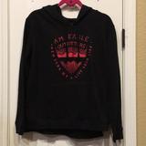 American Eagle Outfitters Tops | American Eagle Hoodie | Color: Black/Red | Size: M