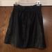 Zara Skirts | Black Faux Leather Mini Skirt | Color: Black | Size: L