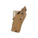 Safariland Model 6360RDS ALS/SLS Mid-Ride Level-III Duty Holster SIG Sauer P320 Full Size Right Hand Cordura Coyote Brown 6360RDS-4502-741