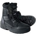 Kids Childrens Combat Patrol Black Leather Hiking Cadet Boots Army Military New (Kids Size - 8)