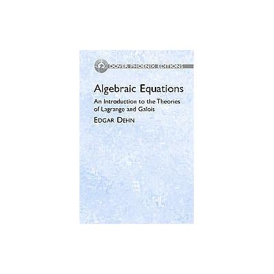 Algebraic Equations