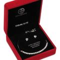 Giani Bernini Jewelry | Bernini 2-Pc Set Zirconia Bracelet & Earrings | Color: Silver | Size: Os