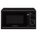 Cookology CMAFS20LBK Freestanding 800W Microwave, 20 Litre Capacity with 25cm Turntable, Features 5 Cooking Power Levels, Quick Defrost Setting and Dial Timer - in Black