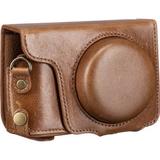 MegaGear Ever Ready Genuine Leather Camera Case and Strap for Panasonic Lumix DC-ZS2 MG1436