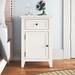 Andover Mills™ Hocking 1 - Drawer End Table Wood in White | 26.2 H x 17.1 W x 14.1 D in | Wayfair D071E134262E4A9A81CF8208C263C2F1