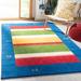 Blue/Green 72 x 0.78 in Indoor Area Rug - Union Rustic Adione Southwestern Wool Blue/Red/Green Area Rug Wool | 72 W x 0.78 D in | Wayfair