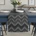 Gullion Chevron Table Runner Polyester in Black Laurel Foundry Modern Farmhouse® | 16 D in | Wayfair D53456ECA5FA426EB6BD469379C8F009