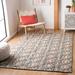 Blue 48 x 0.47 in Indoor Area Rug - Bungalow Rose Rubalcava Geometric Wool Light/Area Rug Wool | 48 W x 0.47 D in | Wayfair