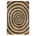 Brown 62 x 0.5 in Indoor Area Rug - Latitude Run® Billingslee Abstract Handmade Tufted Beige/Area Rug Polyester | 62 W x 0.5 D in | Wayfair