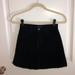 Brandy Melville Skirts | Brandy Melville Black Corduroy Mini Skirt | Color: Black | Size: Os (Brandy Melville)