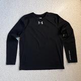 Under Armour Shirts & Tops | Black Underarmour Coldgear Long Sleeve | Color: Black/Silver | Size: Xlb