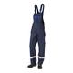 JAK Workwear 12-12003-046-076-82 Modell 12003 EN ISO 1149-5 Antiflame Latzhose, Marine/Königsblau, EU 44/76 Größe, 82cm Schrittlänge