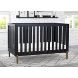 Delta Children Delta Hendrix 4-in-1 Convertible Crib Wood/Metal in Black | 35.25 H x 30.5 W in | Wayfair W114130-1361
