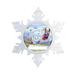 The Holiday Aisle® Personalized Friendly Folks Cartoon Snowflake Scuba Diver Christmas Holiday Shaped Ornament Plastic in Blue | Wayfair