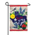 Evergreen Enterprises, Inc Texas in My Soul 2-Sided Linen 18 x 13 in. Garden Flag in Blue | 18 H x 12.5 W in | Wayfair 14L8862