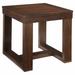 Union Rustic Millington End Table Wood/Metal in Brown | 24.13 H x 24.13 W x 24.13 D in | Wayfair 126B13FA6FE14811A859DB85A63AFCF3