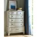 One Allium Way® Jaelyn 6 Drawer Chest Wood in Brown/White | 54 H x 40 W x 20 D in | Wayfair 47460FD5E1A045C1B53340630160975D