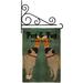 Breeze Decor Pug & Brewing 2-Sided Burlap 19 x 13 in. Garden Flag in Brown/Green | 18.5 H x 13 W in | Wayfair BD-PT-GS-110111-IP-DB-03-D-US18-WA