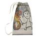 East Urban Home Banksy Graffiti Burning Tire Laundry Bag Fabric in White | 36 H in | Wayfair 0A2A101EDB9347079A5B84A54E016721