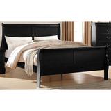 Lark Manor™ Engstrom Sleigh Bed Metal in Black | 47 H x 62 W x 90 D in | Wayfair 1AE51A41C3B046FAB59CA2FDCDA94A6A
