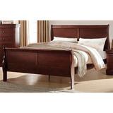 Lark Manor™ Engstrom Sleigh Bed Metal in Brown | 47 H x 62 W x 90 D in | Wayfair AE751D4D8B9042D9955B6956097199E2