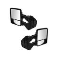 2008-2010 Ford F250 Super Duty Left and Right Door Mirror Set with Caps - Trail Ridge