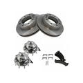 2001-2004 GMC Sierra 2500 HD Front Brake Pad and Rotor and Wheel Hub Kit - DIY Solutions