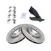 2010-2012 Ford Taurus Front Brake Pad and Rotor Kit - TRQ BKA10951