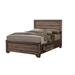Foundry Select Kayshla Queen Storage Platform Bed Wood in Brown | 53.5 H x 63 W x 84.75 D in | Wayfair AE55DAB8DD134E18A505DAB750D9C634